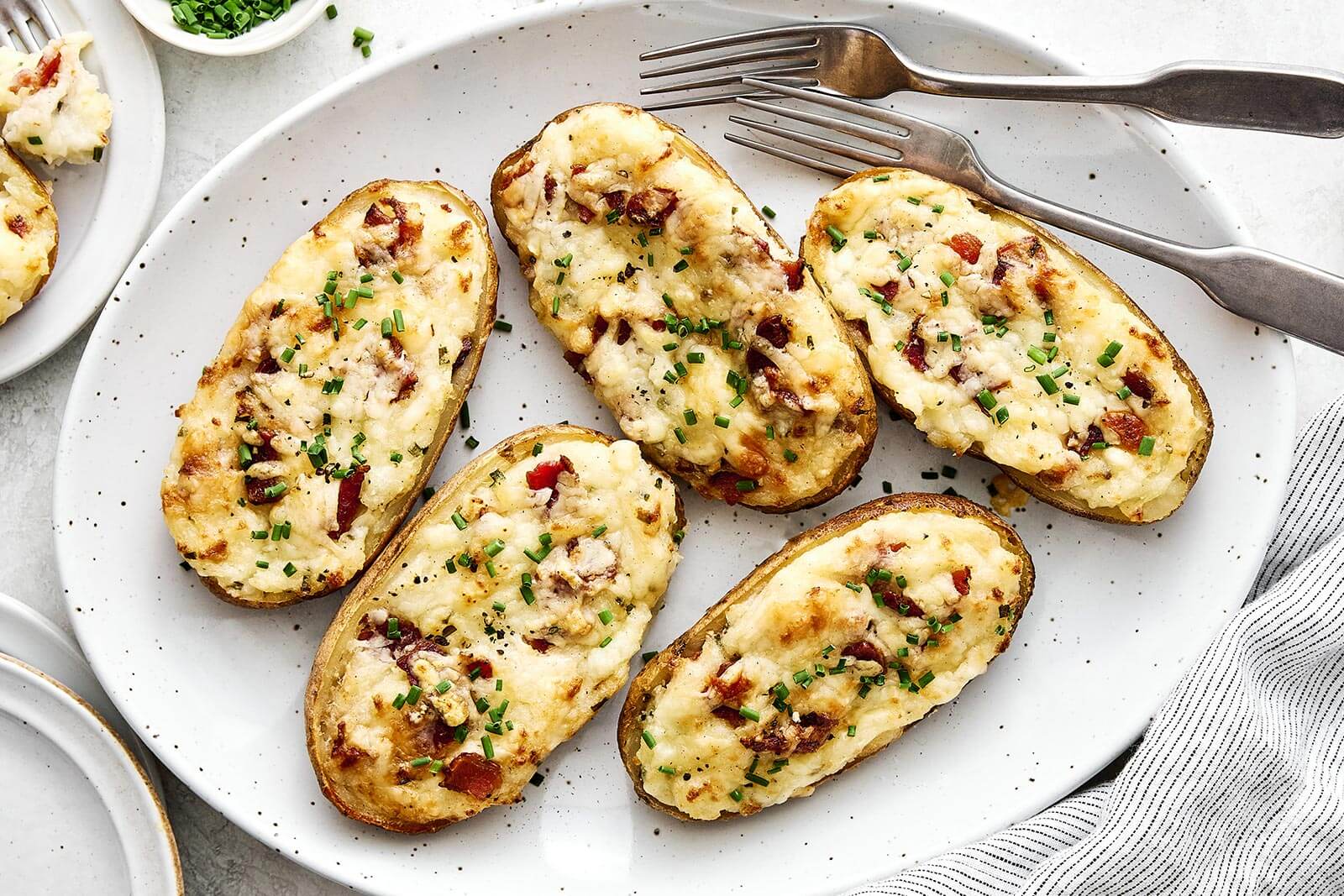 Best Ever Twice Baked Potatoes