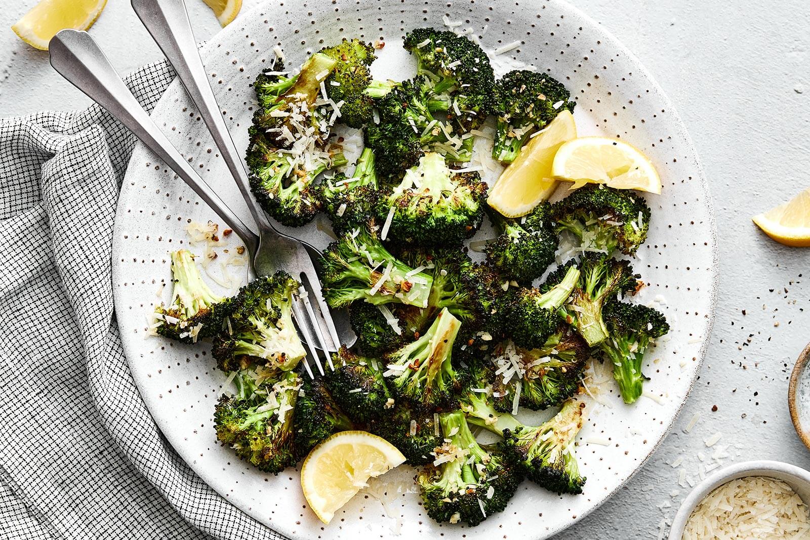 Roasted Broccoli (Garlic & Parmesan) | Downshiftology